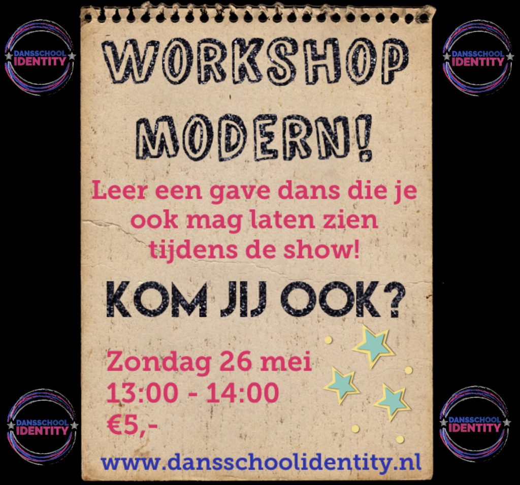 Dansschool Identity Beuningen workshop modern