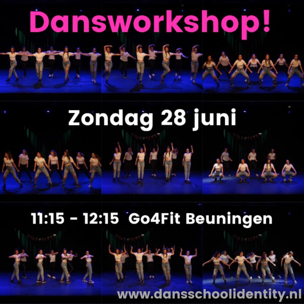 Dansworkshop Dansschool Identity Beuningen
